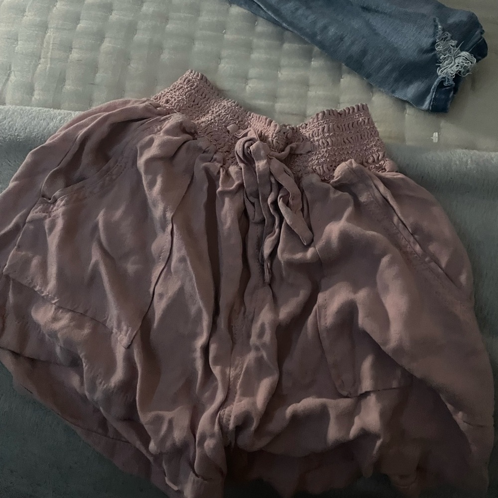 pink dressy shorts